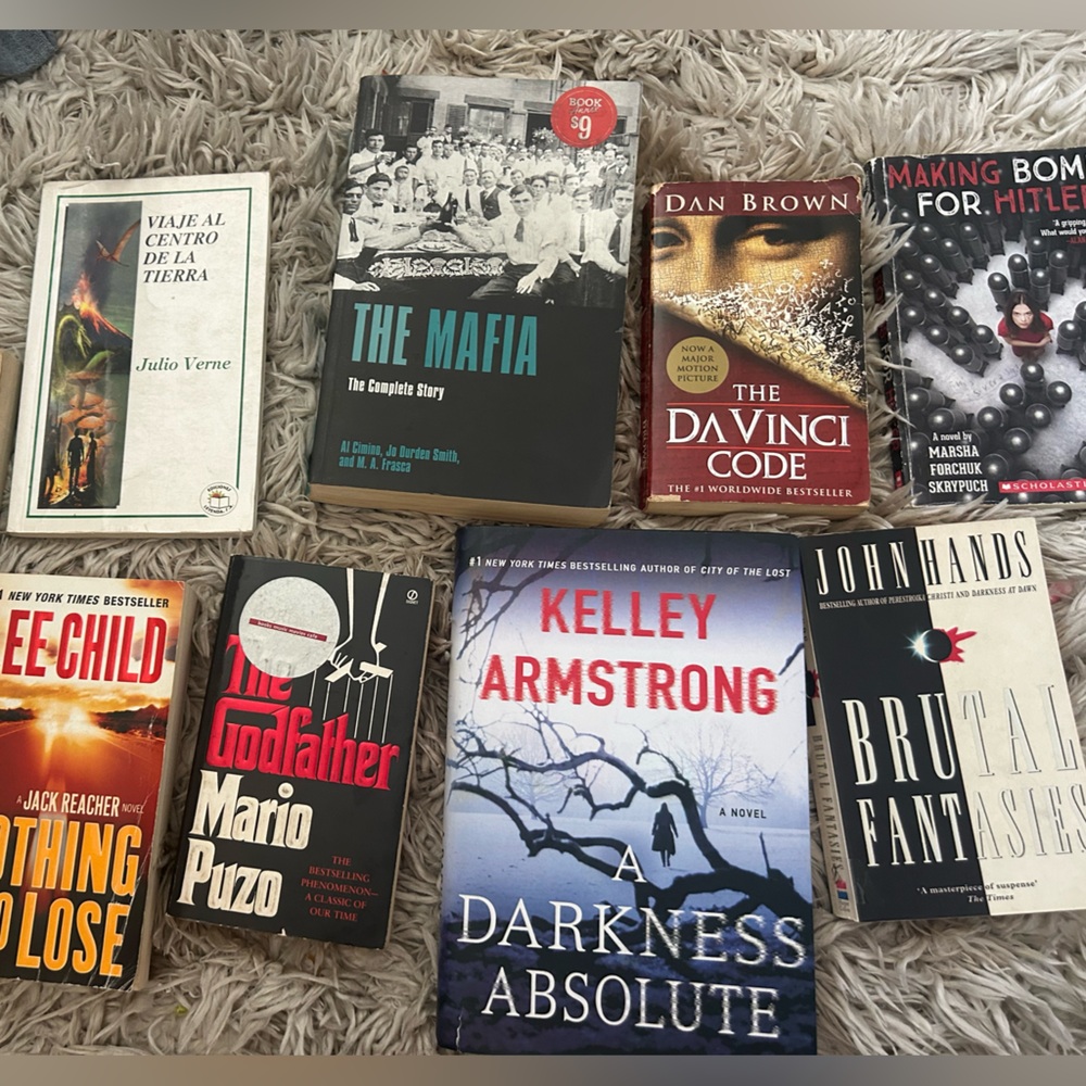 8 books